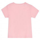 Памучна тениска Like a Unicorn за момиче, розова ALG 382255 4