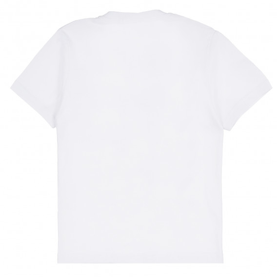 Памучна тениска Rule Breaker за момче, бяла ALG 382478 4