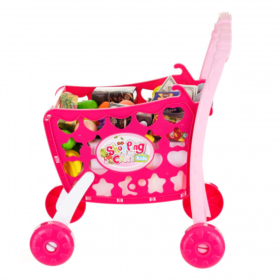 Количка за пазаруване с продукти Shopping Cart Kids TG 382730 3