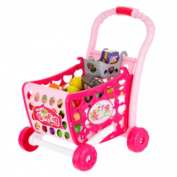 Количка за пазаруване с продукти Shopping Cart Kids TG 382732 5