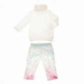 Памучен комплект от шарен клин и блуза за бебе момиче Chicco 38302 2