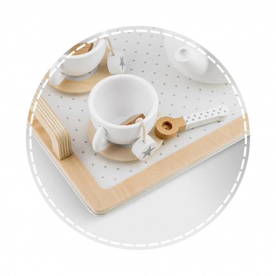 Детски дървен комплект за кафе и чай Ginger Home 383212 9