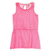 Памучна рокля за бебе за момиче, розов цвят Tape a l'oeil 383225 