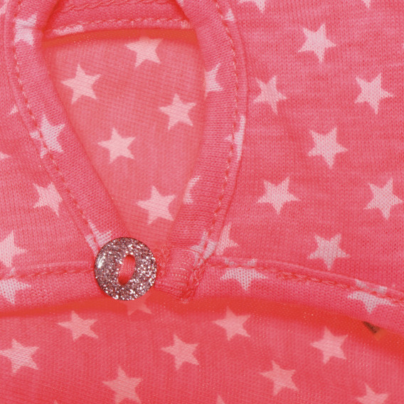 Памучна рокля за бебе за момиче, розов цвят Tape a l'oeil 383227 4