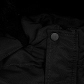 Зимно яке с пухена качулка за момче, черен цвят MC United 383232 2