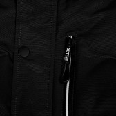 Зимно яке с пухена качулка за момче, черен цвят MC United 383233 3