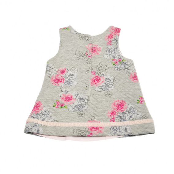 Памучна рокля с боди на флорален принт за бебе Chicco 38326 5