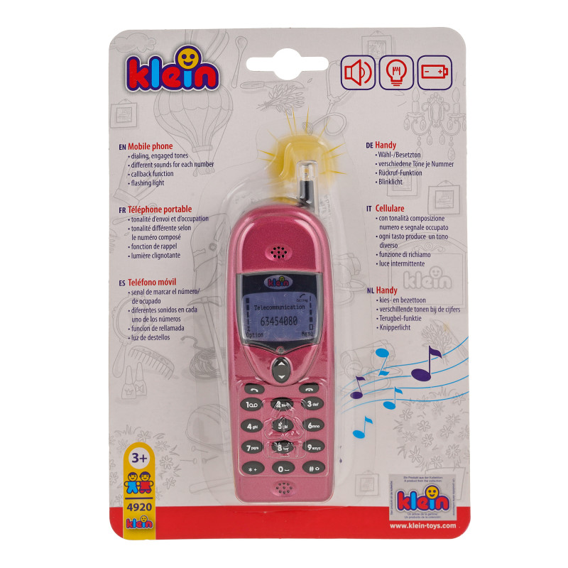 Детски мобилен телефон със звуци  383334