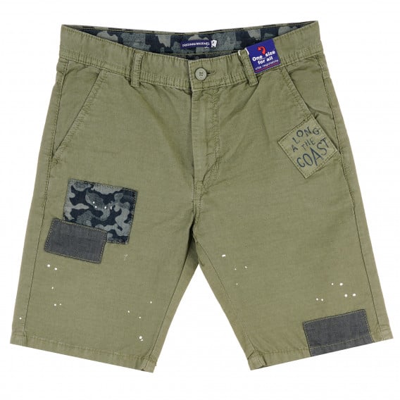Къси панталони за момче зелени Original Marines 383407 