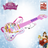Детска електронна китара с микрофон - Принцесите Disney Princess 3835 