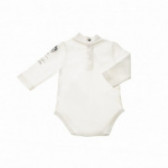 Памучен комплект от гащеризон и боди с дълъг ръкав за бебе момче Chicco 38350 9
