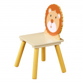 Детска дървена маса с 2 столчета, за учене, игра, хранене - ANIMALS Ginger Home 383545 2
