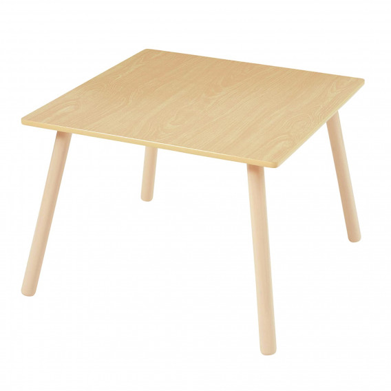 Детска дървена маса с 2 столчета, за учене, игра, хранене - ANIMALS Ginger Home 383546 3