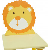Детска дървена маса с 2 столчета, за учене, игра, хранене - ANIMALS Ginger Home 383552 9