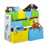 Органайзер за играчки, секция с 9 кутии за съхранение - РУСАЛКА Ginger Home 383578 2