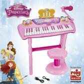 Електронно пиано с микрофон Disney Princess 3836 