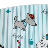 Стойка за детски дрехи от дърво с рафтове и закачалка - DOGS Ginger Home 383661 6