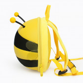 Мини детска раница - пчеличка с предпазен колан, жълта Supercute 383862 8
