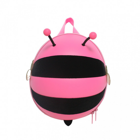 Мини детска раница - пчеличка с предпазен колан, розова Supercute 383863 12
