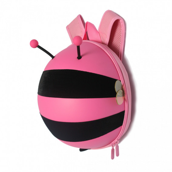 Мини детска раница - пчеличка с предпазен колан, розова Supercute 383864 13