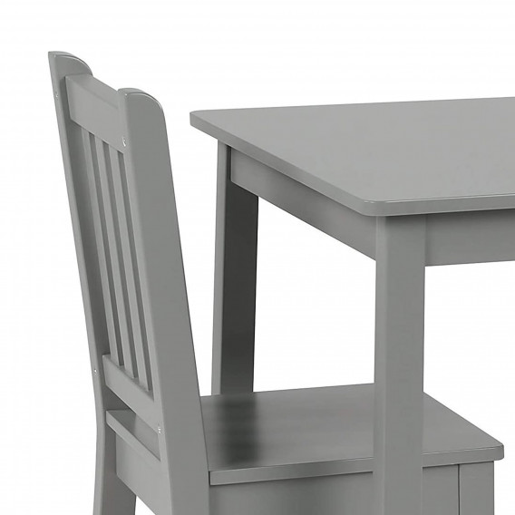 Детска дървена маса с 2 столчета - GREY Ginger Home 384031 2