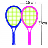 Комплект от 2 ракети за тенис с перце и топче GT 384130 3