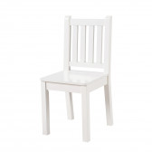 Детска дървена маса с 2 столчета, комплект за учене и рисуване, бялa Ginger Home 384175 12