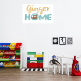 Детска дървена маса с 2 столчета, комплект за учене и рисуване, бялa Ginger Home 384178 15