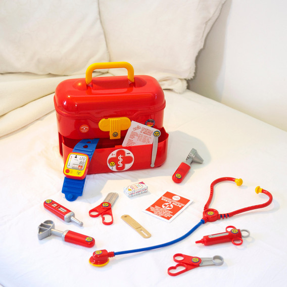 Лекарски сет играчка в куфар, голям комплект Theo Klein 384311 1