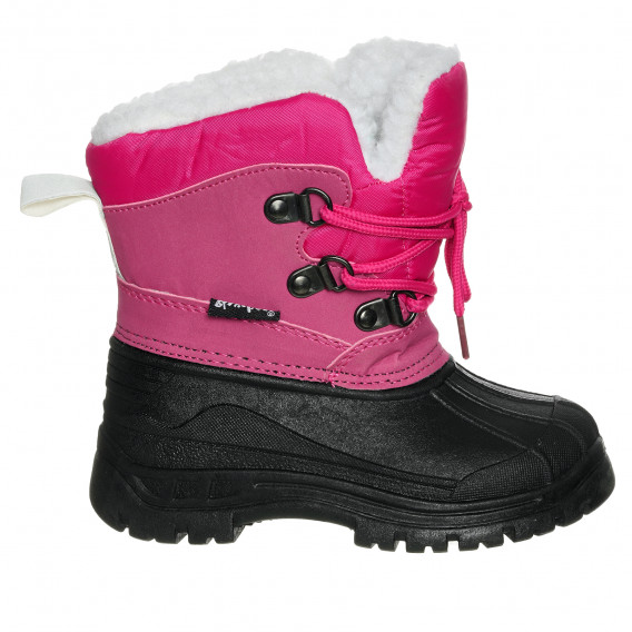 Апрески в розово и черно за бебе момиче Playshoes 384372 