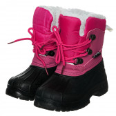 Апрески в розово и черно за бебе момиче Playshoes 384373 2