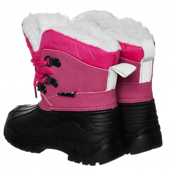 Апрески в розово и черно за бебе момиче Playshoes 384374 3
