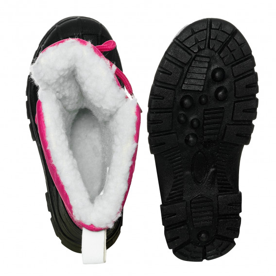 Апрески в розово и черно за бебе момиче Playshoes 384375 4