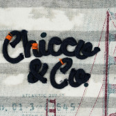 Chicco памучна блуза на райета с дълъг ръкав за бебе момче Chicco 384434 3