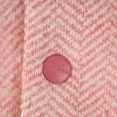 Плетен гащеризон с дълъг ръкав и копчета за бебе, розов Chicco 384532 3