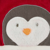 Коледна шапка за бебе с апликация на пингвин Chicco 384556 2