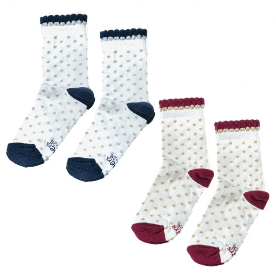 Комплект от два чифта чорапи за момиче Ewers 384620 