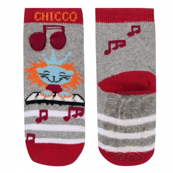 Чорапи за момче, сиви Chicco 384671 