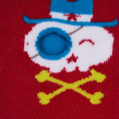 Чорапи с пират за момче, червени Chicco 384674 2