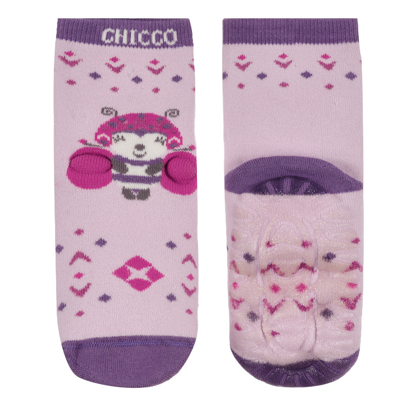 Чорапи за момиче, лилави  384675