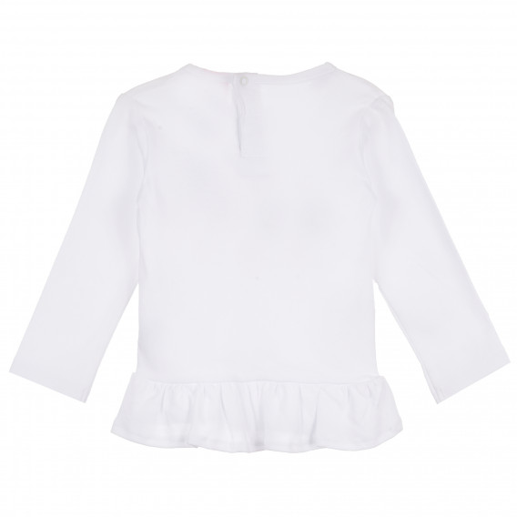 Комплект за момиче с блуза и дънки на цветя MINI MOI 384689 3
