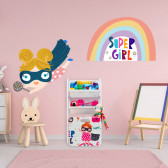 Комплект 2 броя стикери SUPER GIRL за декорация на детска стая Ginger Home 384728 4