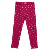 Клин с детелини, розов Benetton 385069 
