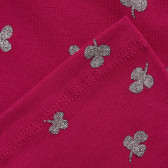 Клин с детелини, розов Benetton 385071 3