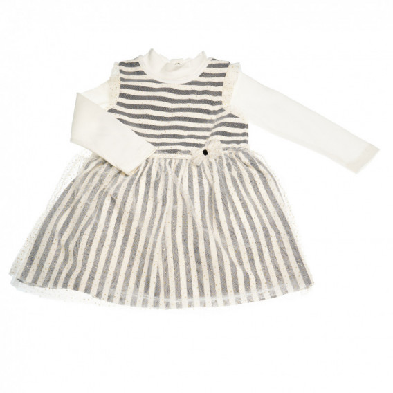 Комплект от две части за бебе момиче - рокля с боди Chicco 38534 5
