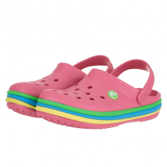 Сандали с надпис на марката за момиче CROCS 385590 3