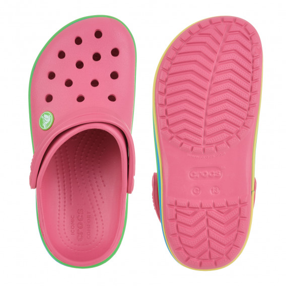 Сандали с надпис на марката за момиче CROCS 385592 5