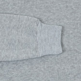 Блуза с шал-яка за момче, сива Marine Corps 385850 3