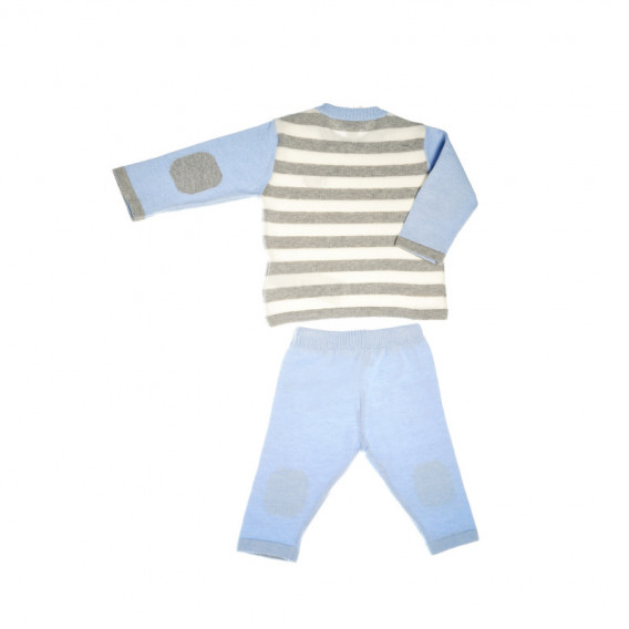 Комплект от 2 части за бебе момче с декоративни кръпки Chicco 38685 2
