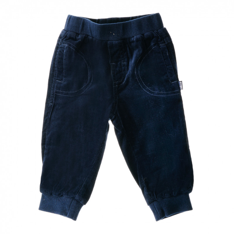 Джинсов панталон за бебе за момиче тъмно син  38706